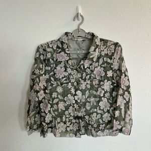 Bamboo Traders Women’s Long Sleeve Sheer Jacket/Top

Size XL